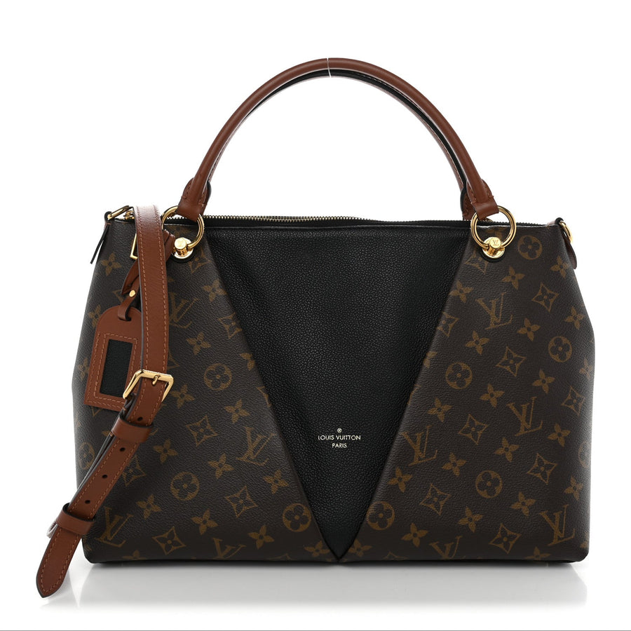 Louis Vuitton V Tote Mm Black