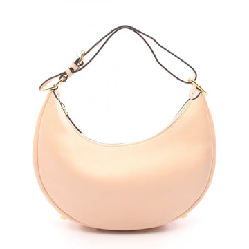 Fendi Crescent-Shaped Logo Handbag Calf