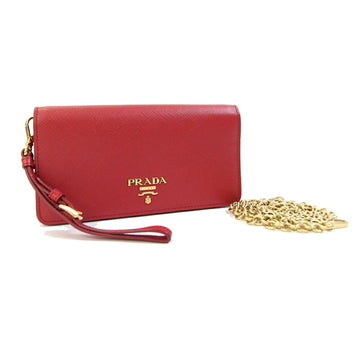 Prada Wristlet Wallet On Chain Saffiano