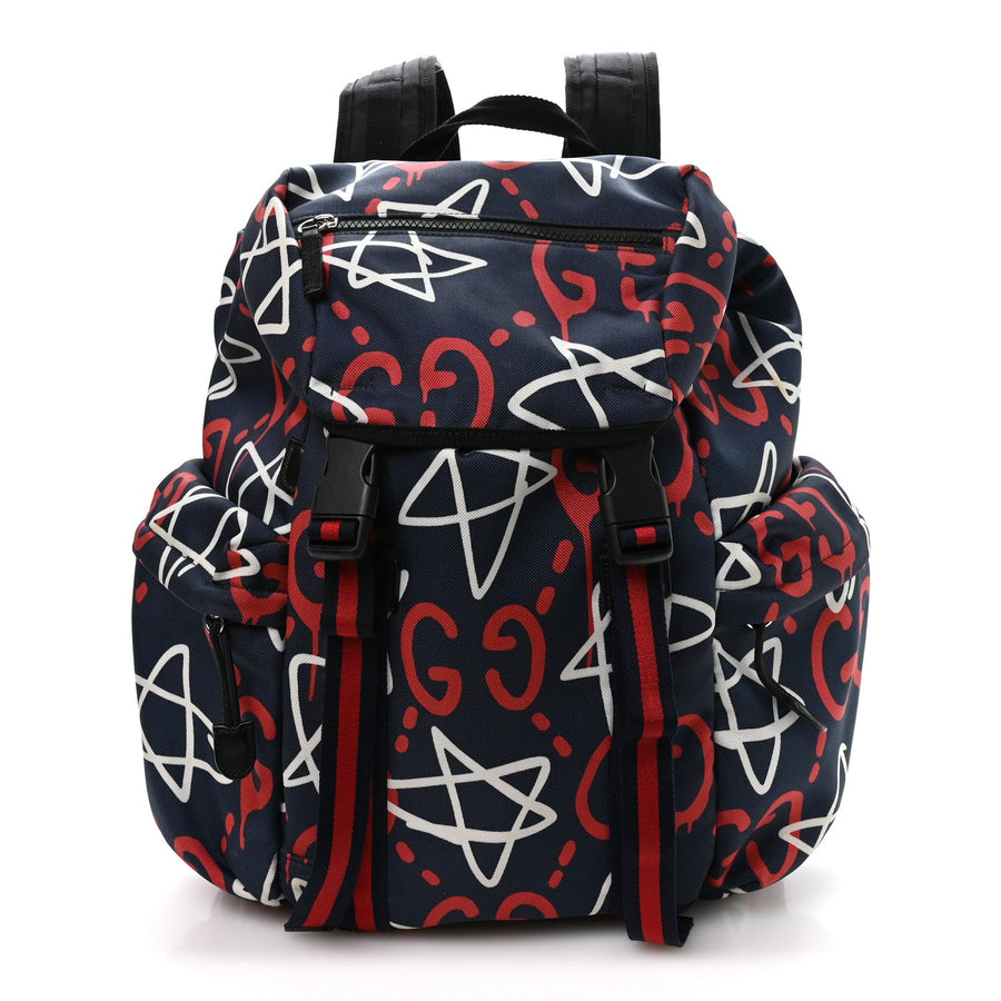 Techno Canvas Guccighost Double Buckle