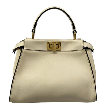 Fendi Peekaboo Iconic Small Beige
