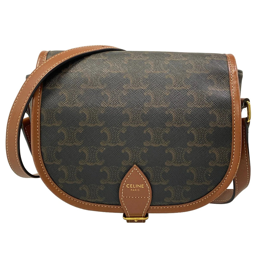 Celine Medium Folco Bag Tan Triomphe