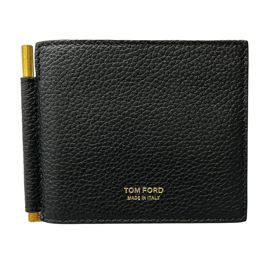 Tom Ford Black Leather Bill Holder