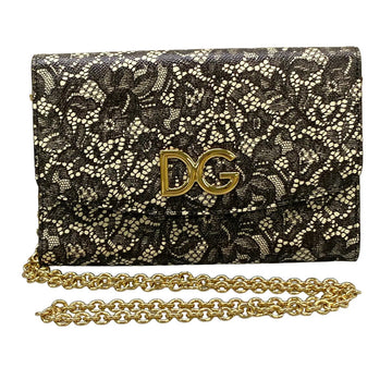 Dolce&Gabbana Black Cream Pvc Other