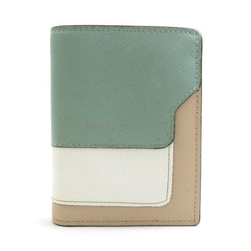 Marni Bifold Wallet Green / White