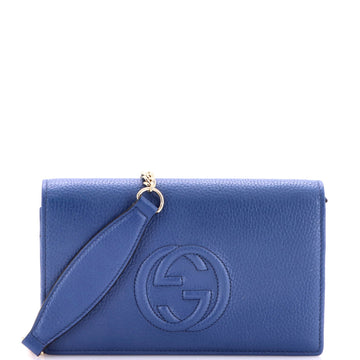 Gucci Soho Wallet On Chain Leather