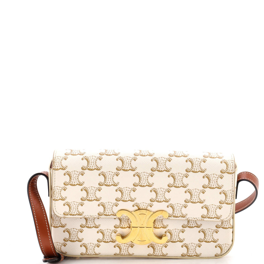 Celine Triomphe East-West Shoulder Bag