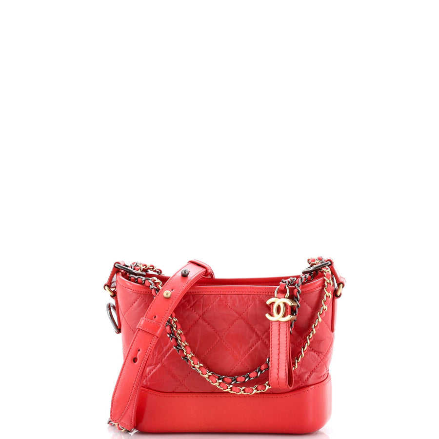 Chanel Gabrielle Hobo Quilted Aged