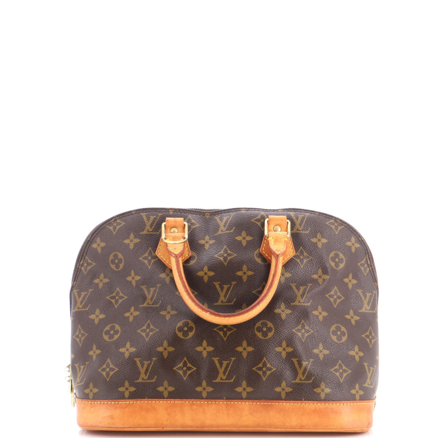 Louis Vuitton Alma Handbag Canvas Pm
