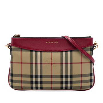 Burberry Haymarket Check Canvas Peyton