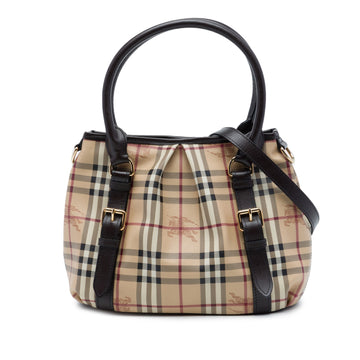 Burberry Small Haymarket Check Coated