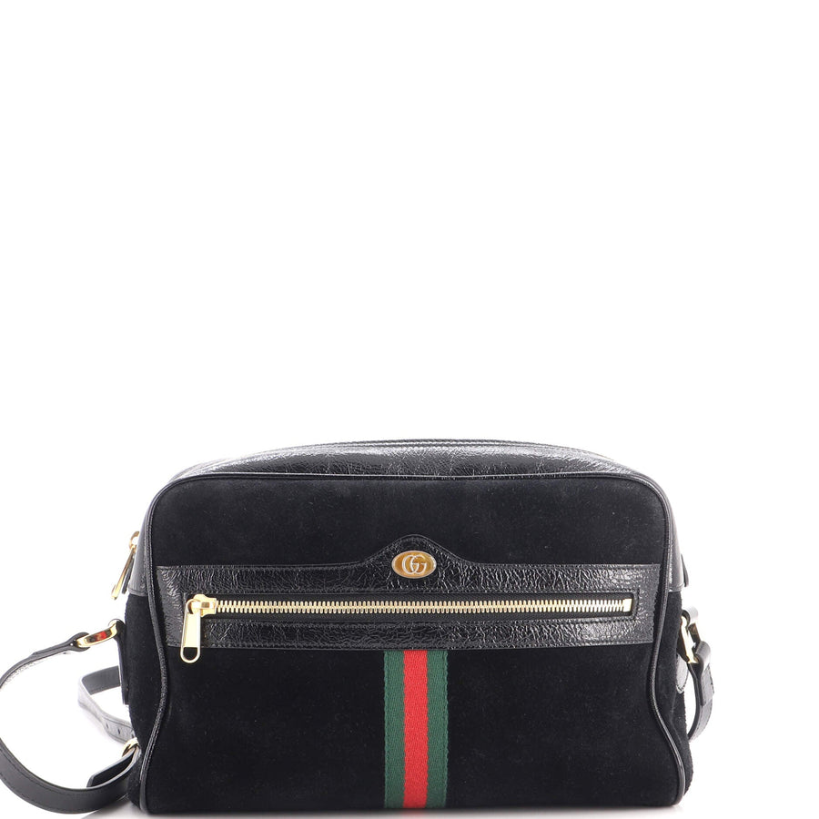 Gucci Ophidia Shoulder Bag Suede Small
