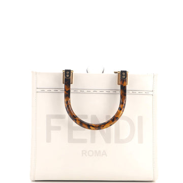 Fendi Sunshine Shopper Tote Leather