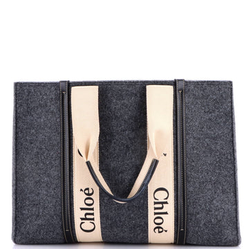 Chloe Woody Tote Recycled Felt With