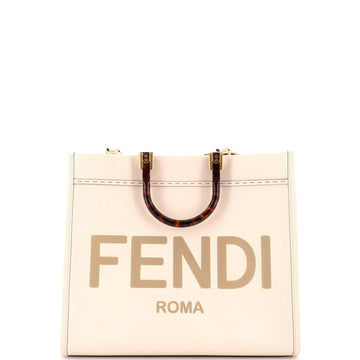 Fendi Sunshine Shopper Tote Leather