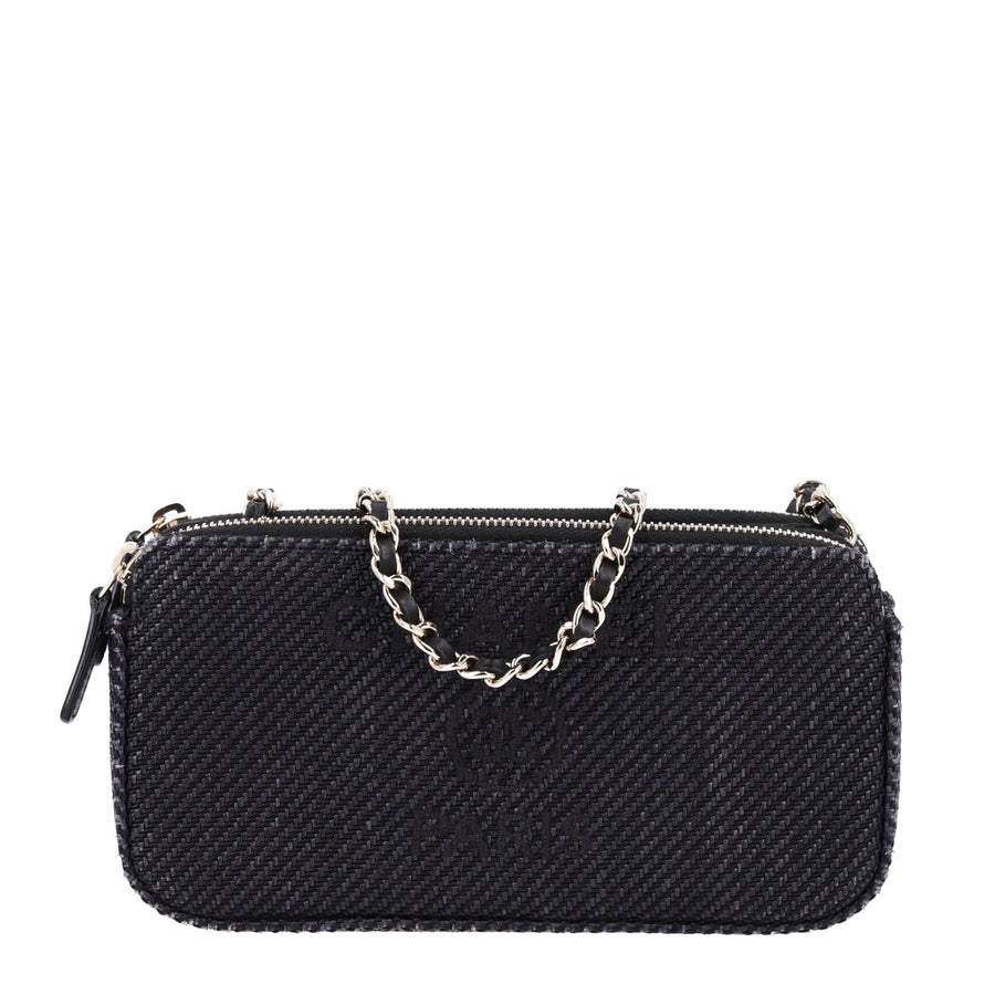 Chanel Lurex Straw Small Deauville