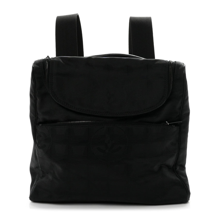 Chanel Nylon Travel Backpack Black
