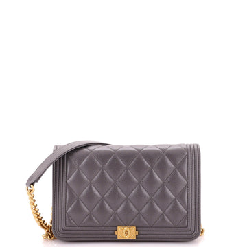 Chanel Boy Wallet On Chain Quilted