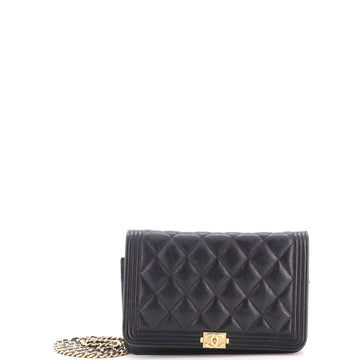 Chanel Boy Wallet On Chain Quilted