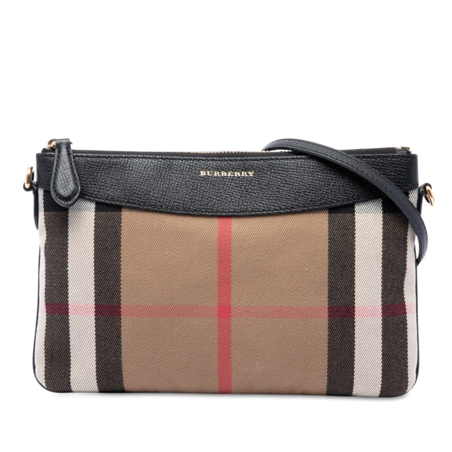 Burberry Mega Check Canvas Derby Peyton