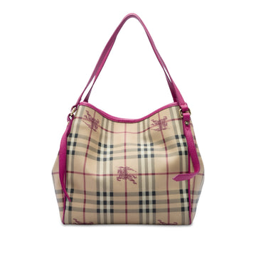 Burberry Small Haymarket Check Coated