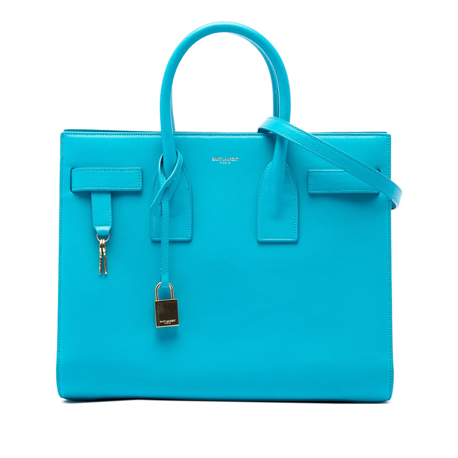 Saint Laurent Small Leather Sac De Jour