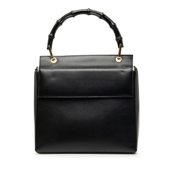 Gucci Calfskin Bamboo Satchel Pre-Loved