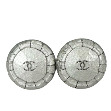 Chanel Cc Logo Round Clip-On Earrings