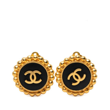 Chanel Cc Logo Clip-On Earrings Metal