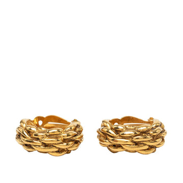 Chanel Earrings Gold-Tone Metal