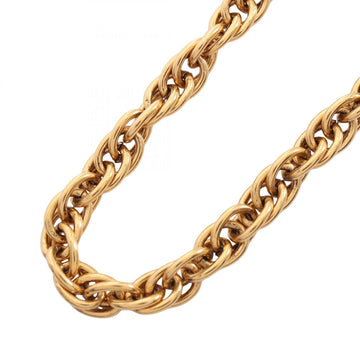 Chanel Cc Logo Pendant Necklace Metal