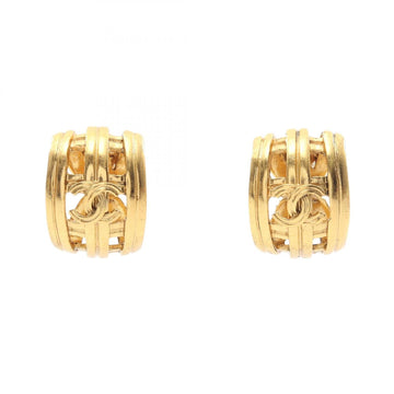 Chanel Cc Logo Clip-On Earrings Metal