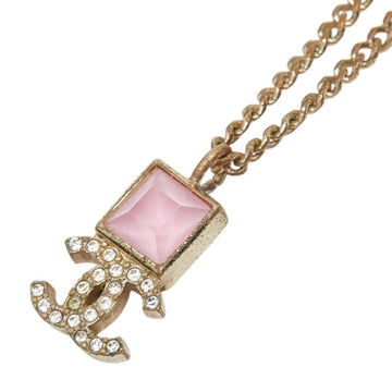 Chanel Cc Logo Chain Pendant Necklace