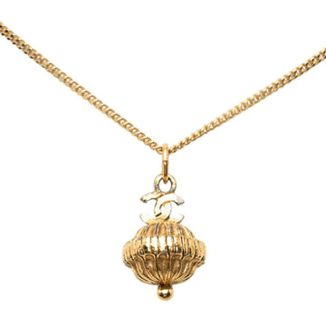 Chanel Cc Logo Chain Pendant Necklace