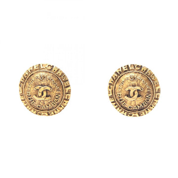 Chanel Cc Logo Clip-On Earrings Metal