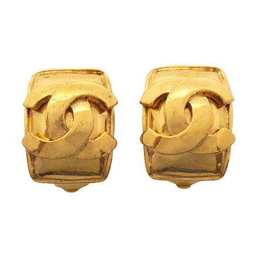 Chanel Cc Logo Clip-On Earrings Metal
