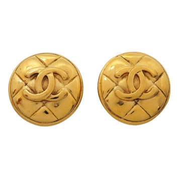 Chanel Cc Logo Circle Clip-On Earrings