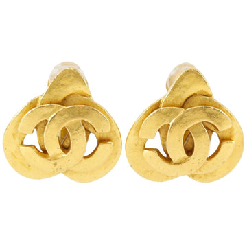 Chanel Cc Logo Clip-On Earrings Metal