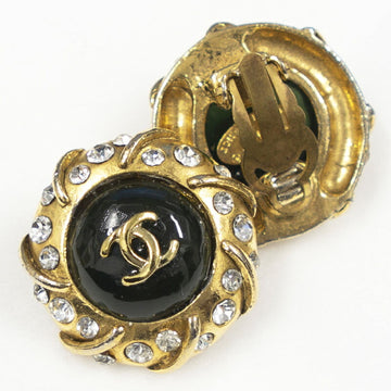 Chanel Cc Logo Clip-On Earrings Metal