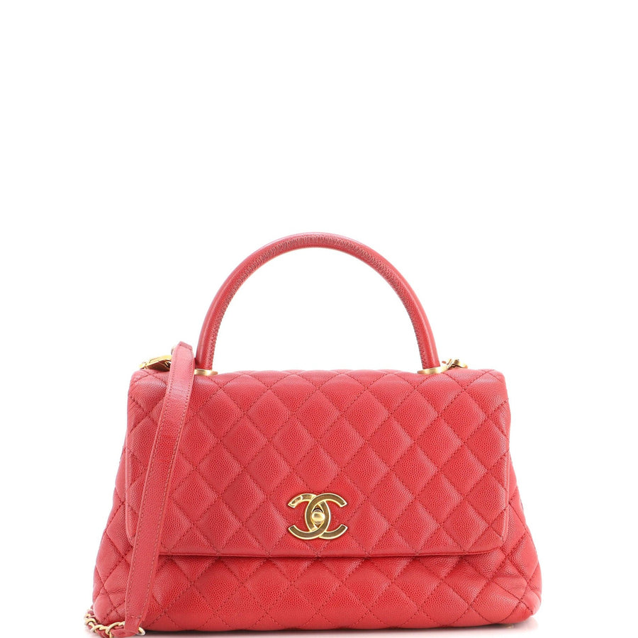 Chanel Coco Top Handle Bag Quilted