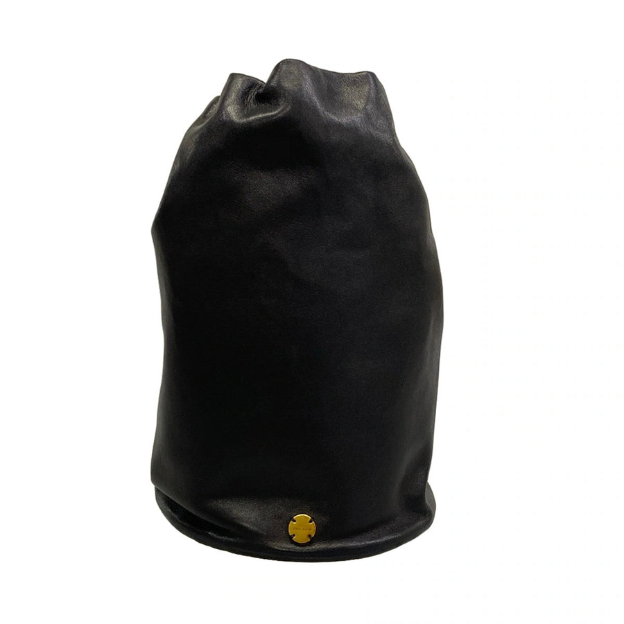 The Row Sporty Pouch Black Nappa Leather