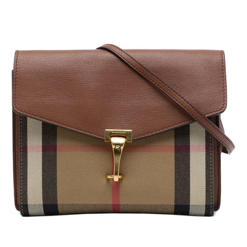 Burberry Small Leather And House Check