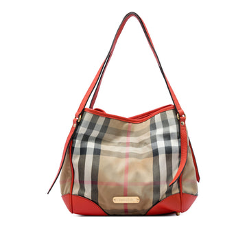 Burberry Small House Check Canvas Bridle