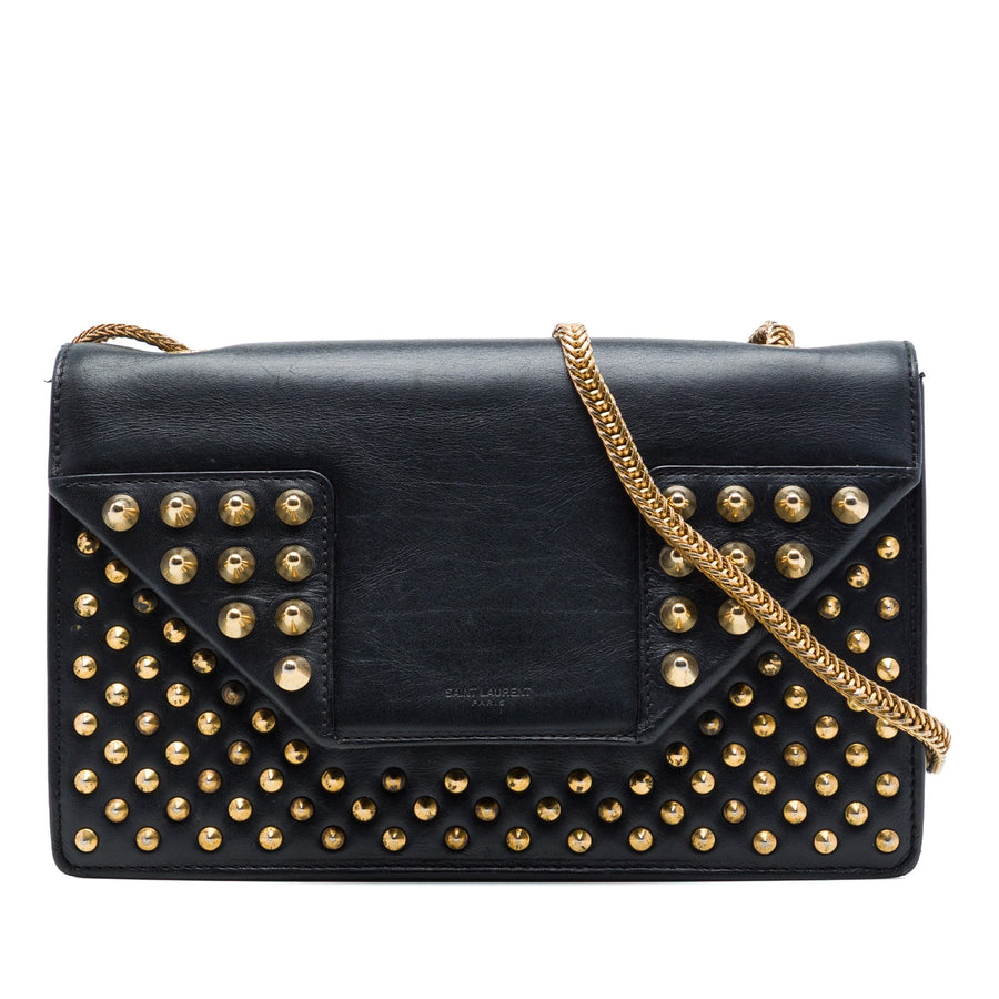 Saint Laurent Mini Studded Leather Betty