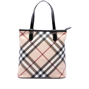 Burberry Supernova Check Coated Canvas