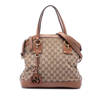 Gucci Medium Gg Canvas Charm Dome