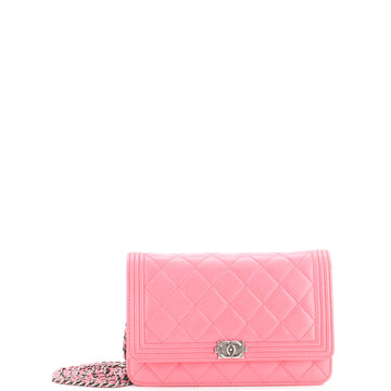 Chanel Boy Wallet On Chain Quilted