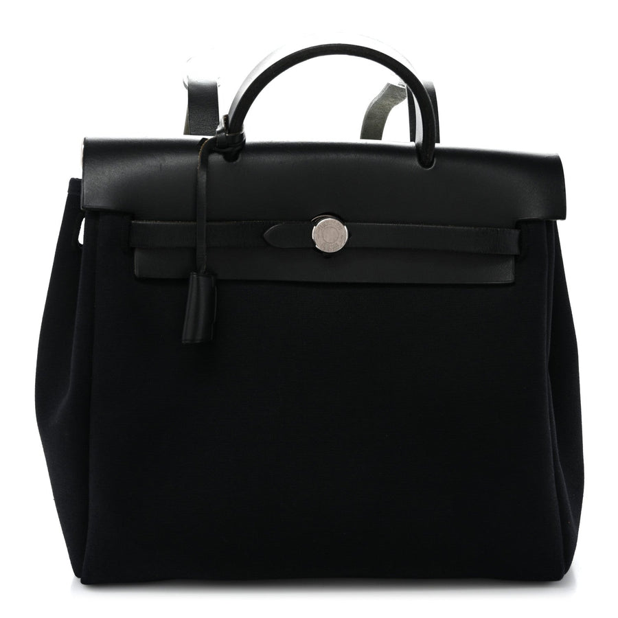 Hermes Toile Vache Calfskin Herbag 30 Pm