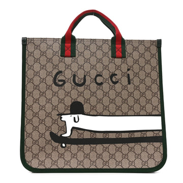 Gucci Gg Supreme Dachshund Childrens