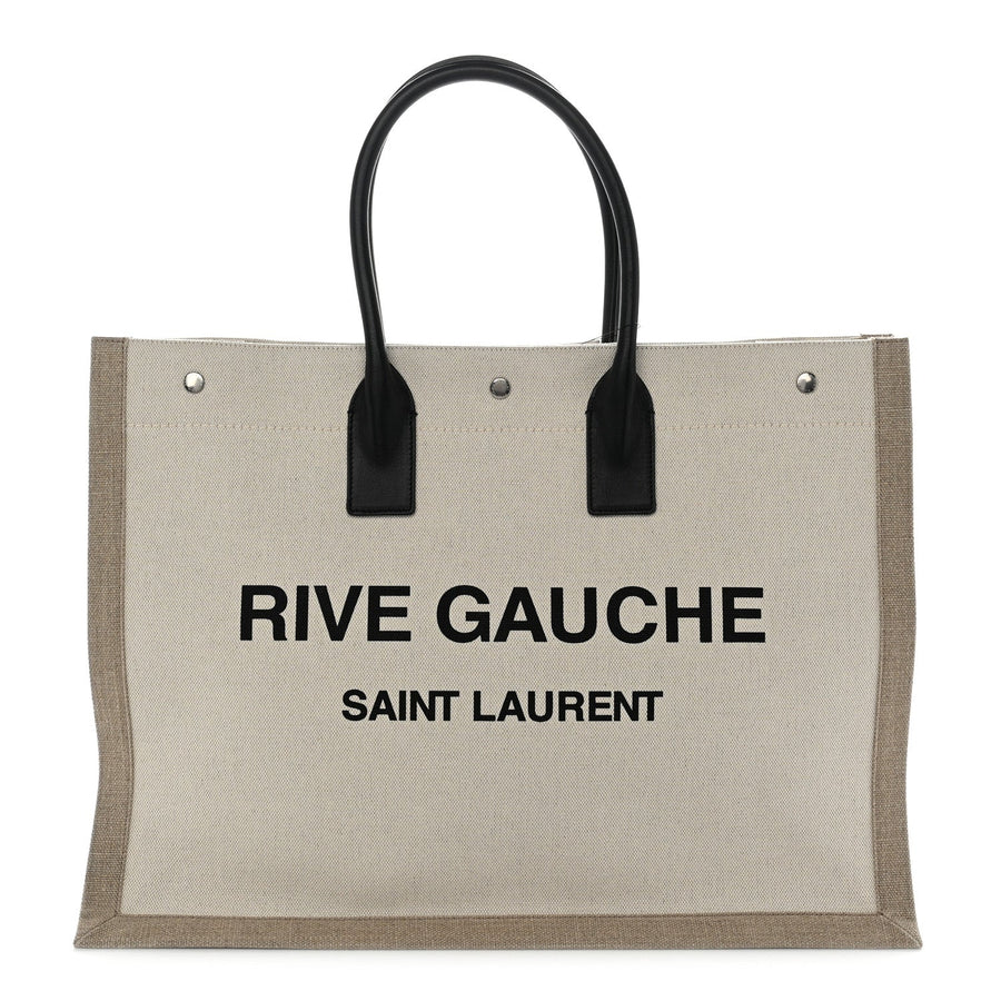 Saint Laurent Linen Calfskin Rive Gauche